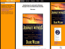 Tablet Screenshot of dianewilson.net